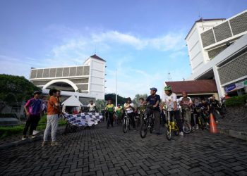 Rayakan Milad ke-43, UMY Kampanyekan Gaya Hidup Sehat dengan Bersepeda