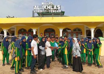 Sambut Ramadhan, SD Muhasaba Pawai Tarhib & SMP Muhammadiyah 21 Dobana Gelar Baksos