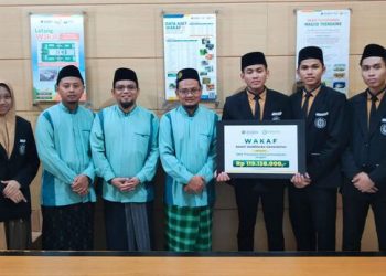 Perlu Diteladani, Siswa SMA Trensains Muhammadiyah Sragen Angkatan IX Serahkan Wakaf 120 Juta Rupiah