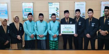 Perlu Diteladani, Siswa SMA Trensains Muhammadiyah Sragen Angkatan IX Serahkan Wakaf 120 Juta Rupiah