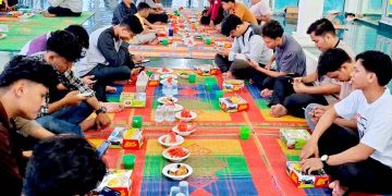 Masjid Taqwa UMSU Sediakan 200 Porsi Makanan Berbuka Puasa