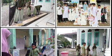 Sambut Ramadhan, SDIT Muhammadiyah Manggeng Laksanakan Pawai Tarhib dan Basjid