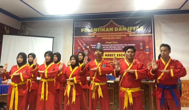 UKMK Tapak Suci UIN Raden Fatah Palembang Periode 2024-2025 Resmi Dilantik 