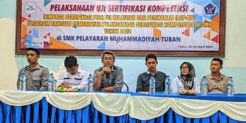 Gandeng LSP-KP, SMK Pelayaran Muhammadiyah Tuban Laksanakan Uji Sertifikasi Kompetensi