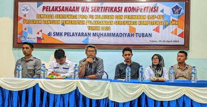 Gandeng LSP-KP, SMK Pelayaran Muhammadiyah Tuban Laksanakan Uji Sertifikasi Kompetensi