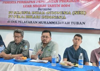 SMK Pelayaran Muhammadiyah Tuban Gelar Asesmen Fisik bagi Calon Tenaga Magang