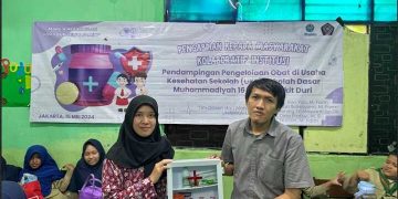 Kolaborasi UHAMKA dan UNIMAR pada pengelolaan Obat di UKS SDS Muhammadiyah 16 dan 52 Bukit Duri