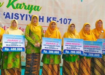 Puncak Milad Aisyiyah ke-107, PDA Kab Tuban Adakan Gelar Karya