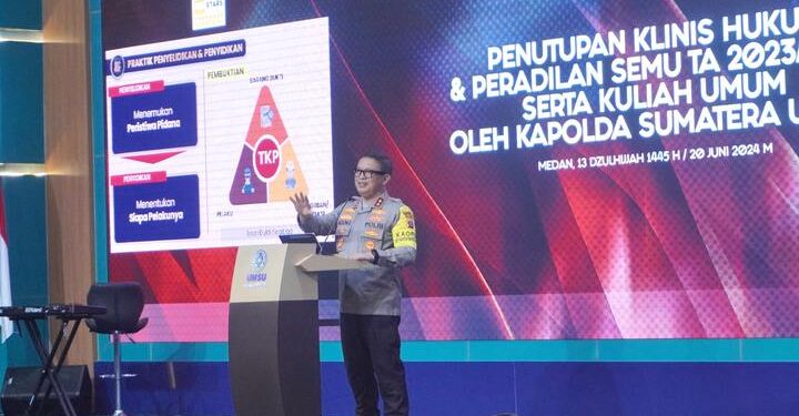 Kapolda Sumut Beri Kuliah Umum dan Launching Buku di UMSU