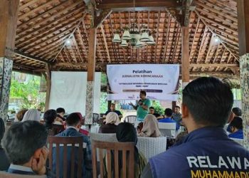 Relawan Kebencanaan Muhammadiyah Wilayah Timur IKuti Pelatihan Jurnalistik
