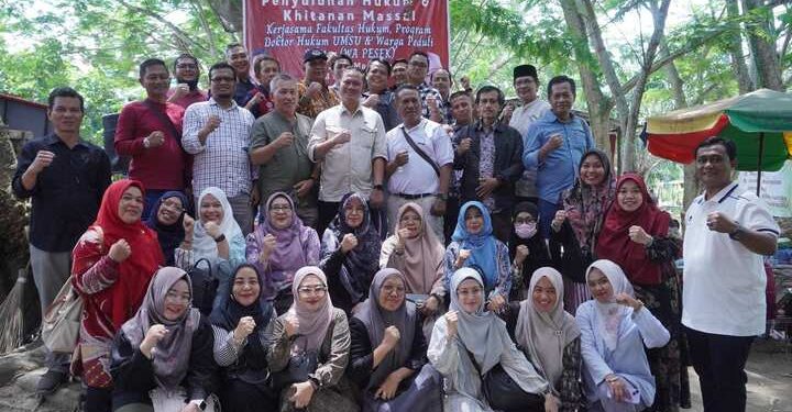 Fakultas Hukum UMSU Bersama Program Doktor Hukum dan WA PASEK Laksanakan Pengabdian Masyarakat