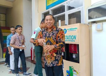 Water Station, Inovasi SMK MODELS Banyuwangi Kendalikan Sampah Plastik di Sekolah