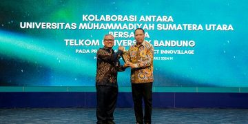 UMSU Terima Penghargaan Universitas Terbaik Program Innovillage dari Telkom University