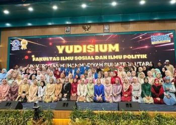 252 Sarjana FISIP UMSU Ikut Yudisium, 29 Orang Berprestasi Nasional dan Internasional