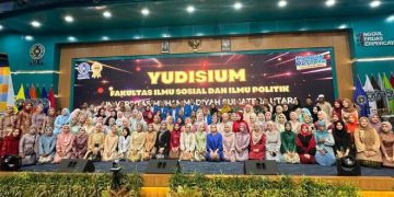 252 Sarjana FISIP UMSU Ikut Yudisium, 29 Orang Berprestasi Nasional dan Internasional