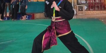 Pesilat SMP Muhammadiyah Rawa Bening OKU Timur Sabet Medali Emas O2SN Sumsel 2024