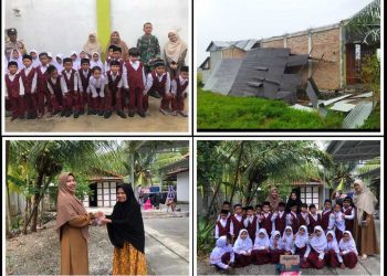 Aksi Siaga Bencana SDIT Muhammadiyah Manggeng