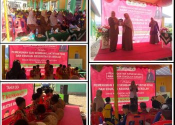 Dinas Kesehatan Abdya bersama SDIT Muhammadiyah  Manggeng Gelar Kegiatan Peningkatan Kesehatan Anak Usia Sekolah Dasar