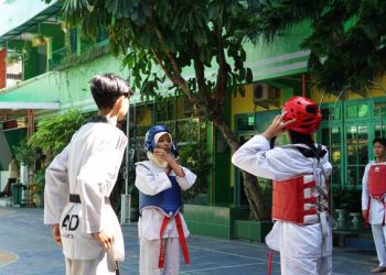 Taekwondo menjadi Olahraga Unggulan di SMP Muhammadiyah 1 Yogyakarta