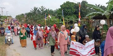 TK ABA Bukit Gajah Raih Ikuti Pawai Kemerdekaan Meriahkan HUT RI ke-79 di Bukit Gajah
