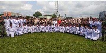 Paskibra SMK SNAKMA Muhammadiyah Kembali Dipercaya untuk Mengibarkan Bendera Merah Putih di HUT RI Ke 79