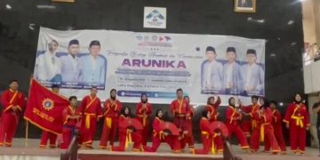 Tapak Suci UIN Raden Fatah Palembang Atraksi Memukau di Depan Ribuan Mahasiswa Baru 2024