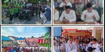 Diantar Ribuan Massa Pendukung, Pasangan AYS-BSA Resmi Mendaftar ke KPU Deli Serdang