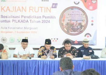 Pemuda Muhammadiyah Kecamatan Margasari adakan Sosialisasi Pendidikan Pemilih PILKADA 2024