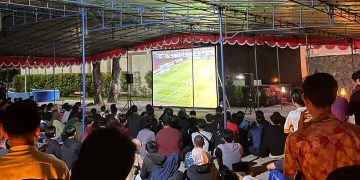 LPO PP Muhammadiyah Gandeng Mahasiswa dan Warga Meriahkan Nobar di UAD, Dukung Timnas Indonesia dan Galang Dana Kemanusiaan