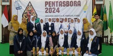 SMP Muhammadiyah PK Borong 10 Prestasi Pentasbora