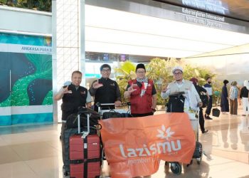 Tim Lazismu Berangkat Salurkan Bantuan untuk Warga Palestina