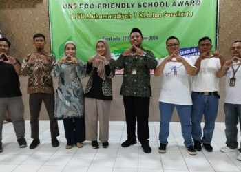 SD Muh 1 Solo Terima Visitasi UNS Eco-Friendly School Award 2024