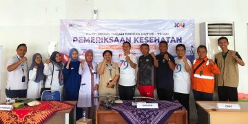 Semarakkan HUT ke-79 KAI dengan Pemeriksaan Kesehatan di Stasiun Blitar
