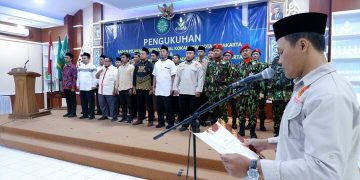 Pengukuhan 7 Pimpinan Cabang Pemuda Muhammadiyah se-Solo dan BPO Kokam