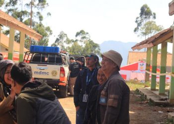 Kunjungi Posyan Muhammadiyah di Kertasari, Ketua MDMC Dorong Percepatan Pembangunan Hundar bagi Penyintas Prioritas