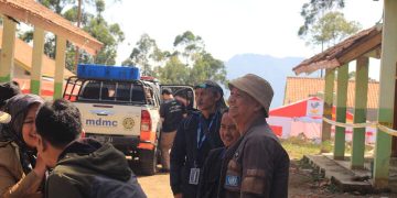 Kunjungi Posyan Muhammadiyah di Kertasari, Ketua MDMC Dorong Percepatan Pembangunan Hundar bagi Penyintas Prioritas