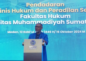 Hadirkan Bambang Widjojanto, FH UMSU Sukses Laksanakan Pendadaran Klinis Hukum dan Peradilan Semu