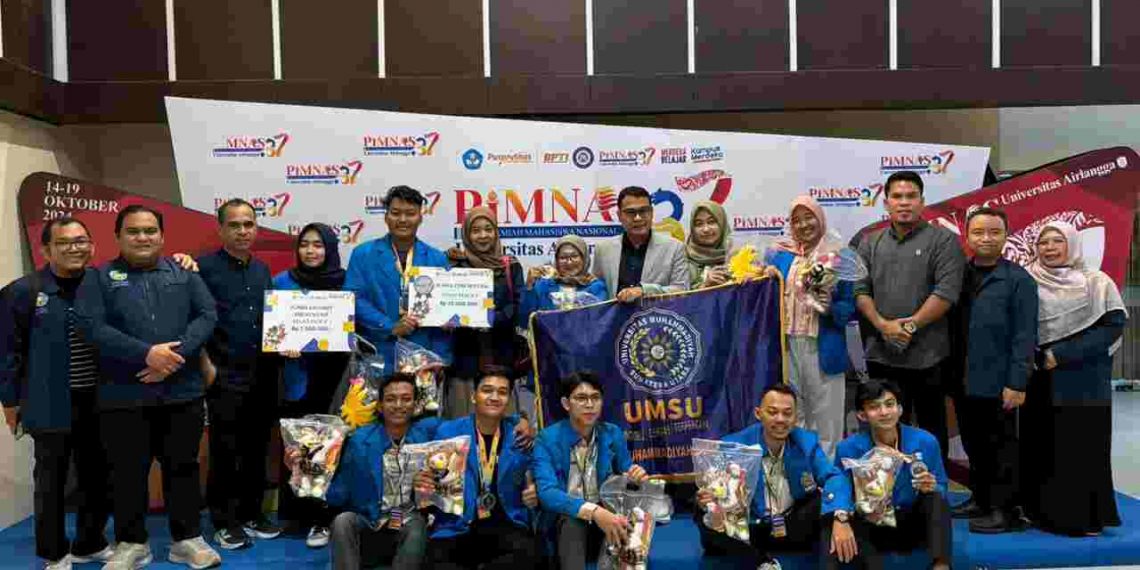 Pimnas 2024: UMSU Satu-Satunya PTS di Sumut yang Raih Medali