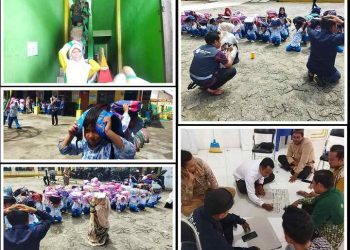 Simulasi Gempa Warnai Kegiatan Pelatihan Fasilitator SPAB MDMC Aceh Barat Daya