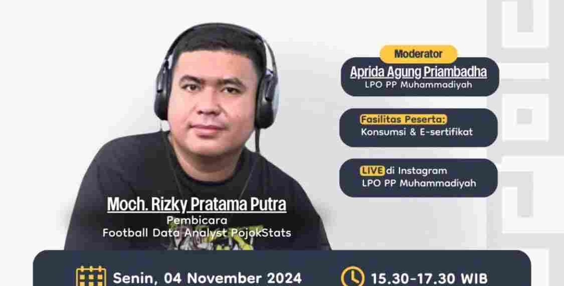 “Ngaji Olahraga” LPO Muhammadiyan Bahas Statistik untuk Pengembangan Atlet