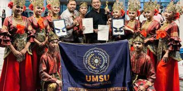 Tim Tari UMSU Sempurnakan Raihan Prestasi di Ajang Art Festival Singapore