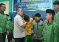 Kunjangan Wamendikdasmen Fajar di SMP IT Dar Ma’arif NU Riau Disambut Marawis