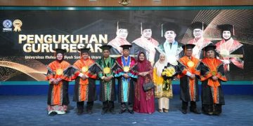 UMSU Kukuhkan Lima Guru Besar: Empat Alumni dan Dua Pasutri