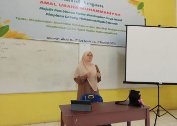 130 Peserta Ikuti Baitul Arqom AUM Belawan, Kepsek Muhasaba Hadir sebagai Narasumber