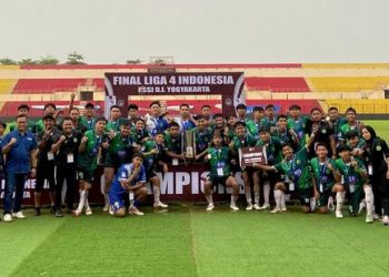 Cetak Sejarah, PSHW UMY Klub Sepakbola Berbasis Kampus Pertama Juara Liga 4
