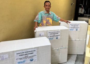PT USM Berkah Indonesia Bersama HIPELKI Salurkan Bantuan Alat Medis untuk Korban Gempa 7,7 SR di Myanmar