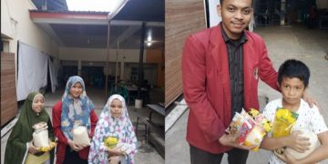 PK IMM FEBI UIN SU Berbagi Sembako bersama Anak-anak dan Pengurus Panti Asuhan Darul Aitam Aceh Sepakat Medan