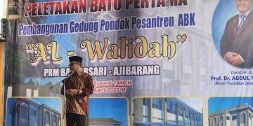 Menteri Dikdasmen Lakukan Groundbreaking Gedung Pesantren ABK al-Walidah Ajibarang Banyumas
