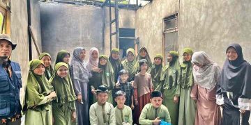 SDIT Muhammadiyah Manggeng Sigap Bantu Korban Kebakaran