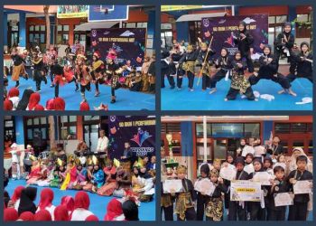 SD Muhammadiyah 1 Ketelan Gelar Upacara Hardiknas Mengenakan Pakaian Adat dan Performing Art